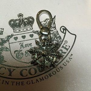 Juicy Couture charm open work silver crown